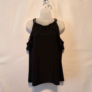 WHBM Black Sleeveless Women's Top